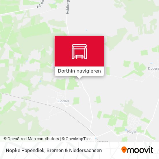 Nöpke Papendiek Karte