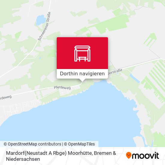 Mardorf(Neustadt A Rbge) Moorhütte Karte