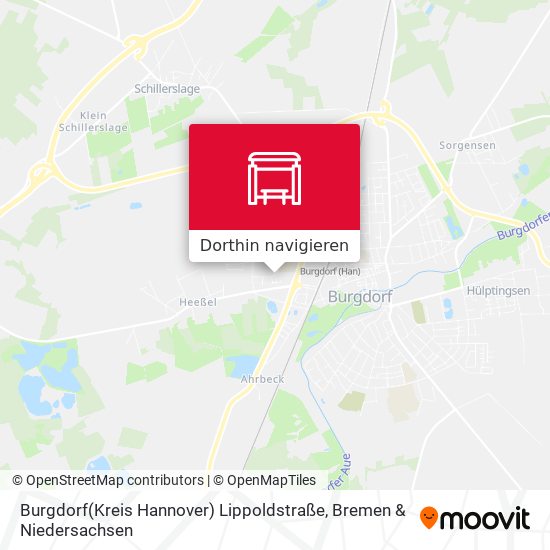 Burgdorf(Kreis Hannover) Lippoldstraße Karte