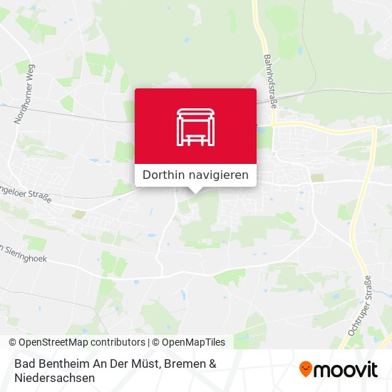 Bad Bentheim An Der Müst Karte