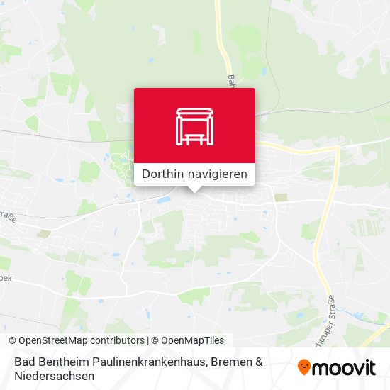 Bad Bentheim Paulinenkrankenhaus Karte