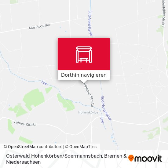 Osterwald Hohenkörben / Soermannsbach Karte
