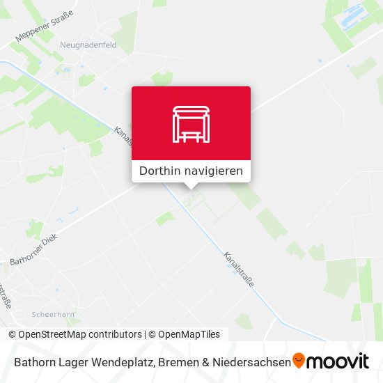 Bathorn Lager Wendeplatz Karte