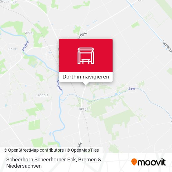 Scheerhorn Scheerhorner Eck Karte