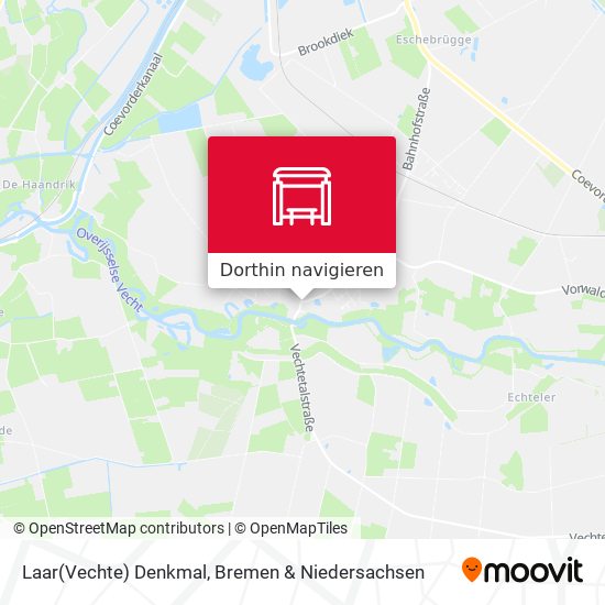 Laar(Vechte) Denkmal Karte