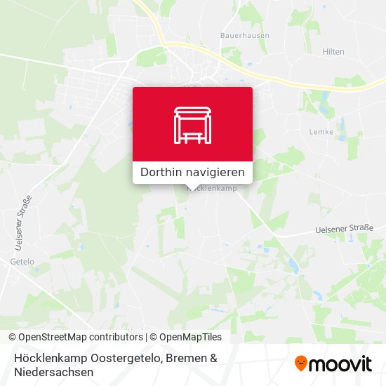 Höcklenkamp Oostergetelo Karte