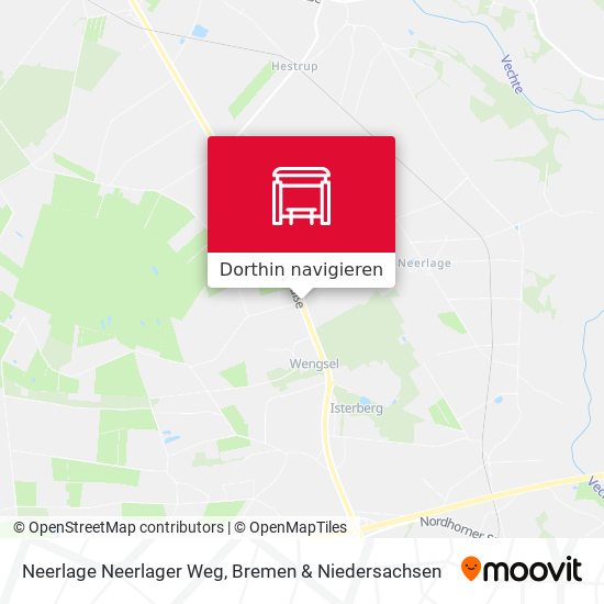 Neerlage Neerlager Weg Karte