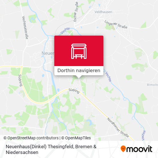 Neuenhaus(Dinkel) Thesingfeld Karte