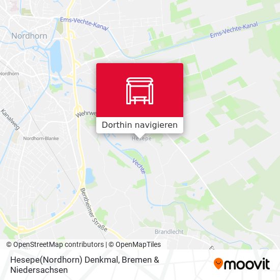 Hesepe(Nordhorn) Denkmal Karte