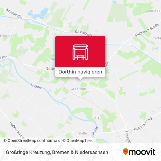 Großringe Kreuzung Karte