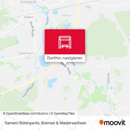 Samern Bütergerds Karte