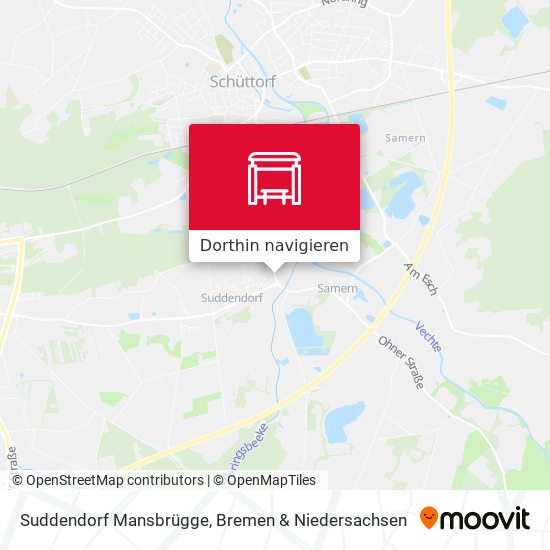 Suddendorf Mansbrügge Karte