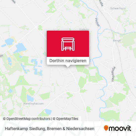 Haftenkamp Siedlung Karte