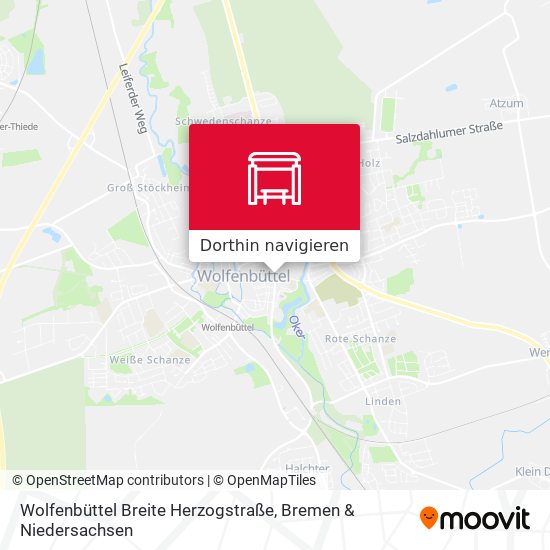 Wolfenbüttel Breite Herzogstraße Karte