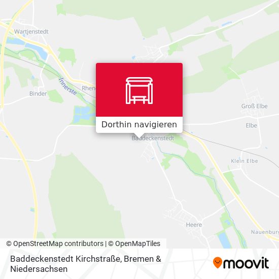 Baddeckenstedt Kirchstraße Karte