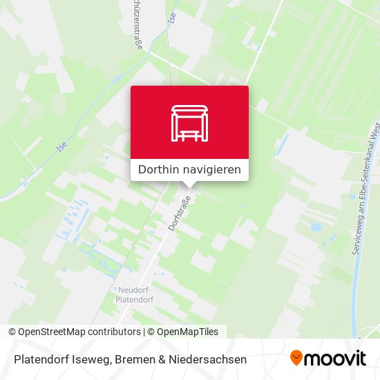 Platendorf Iseweg Karte