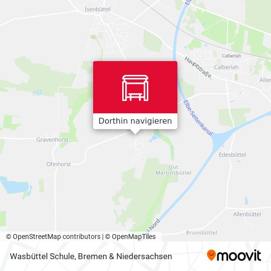 Wasbüttel Schule Karte