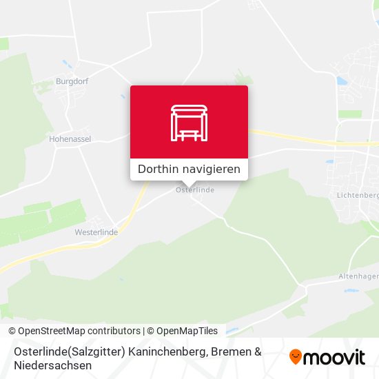Osterlinde(Salzgitter) Kaninchenberg Karte
