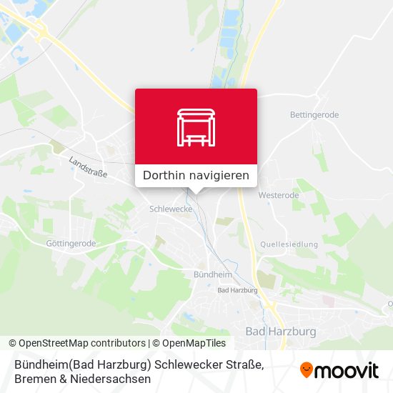 Bündheim(Bad Harzburg) Schlewecker Straße Karte