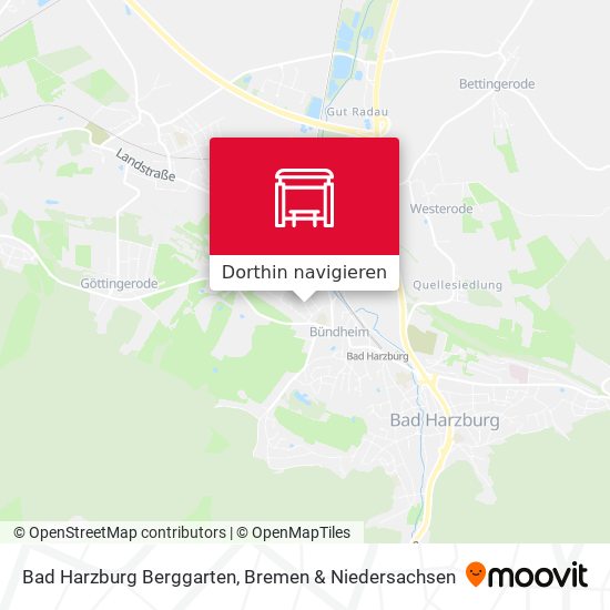 Bad Harzburg Berggarten Karte