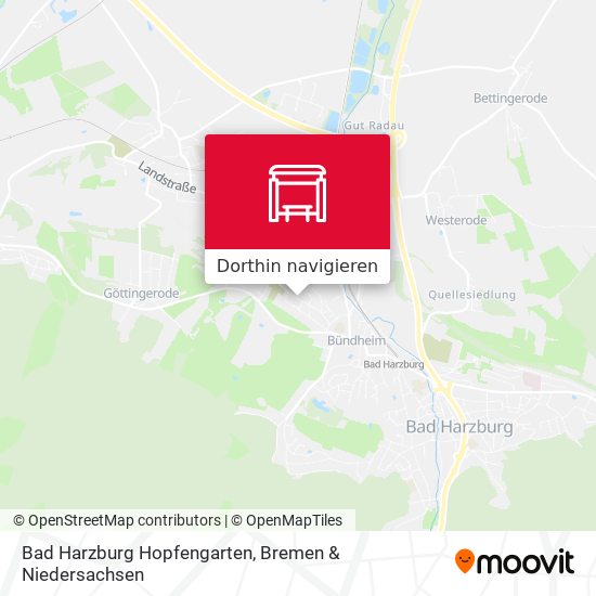 Bad Harzburg Hopfengarten Karte