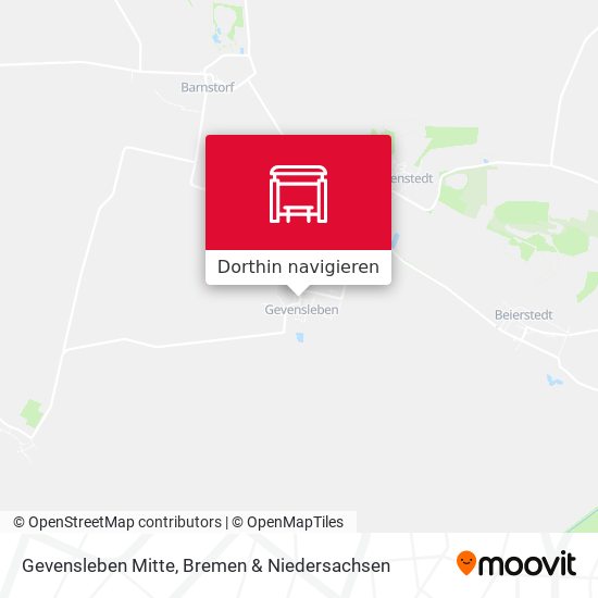 Gevensleben Mitte Karte