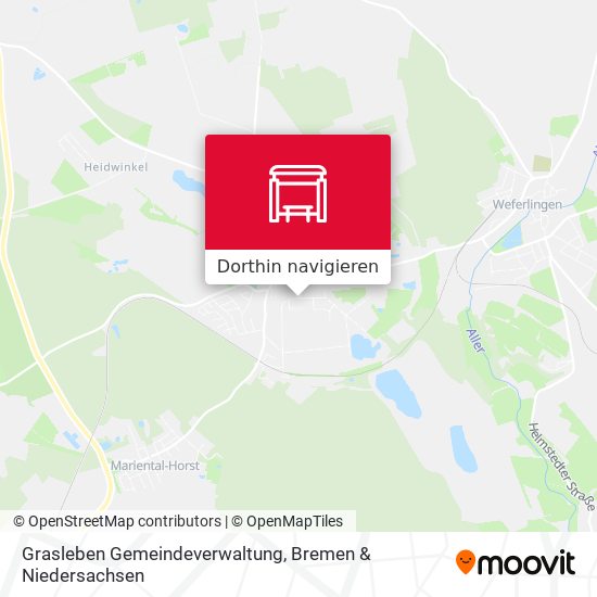 Grasleben Gemeindeverwaltung Karte