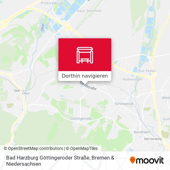 Bad Harzburg Göttingeroder Straße Karte
