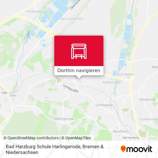 Bad Harzburg Schule Harlingerode Karte