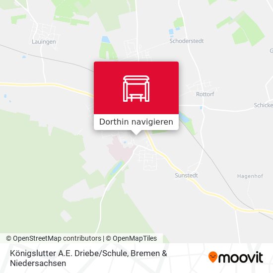 Königslutter A.E. Driebe / Schule Karte