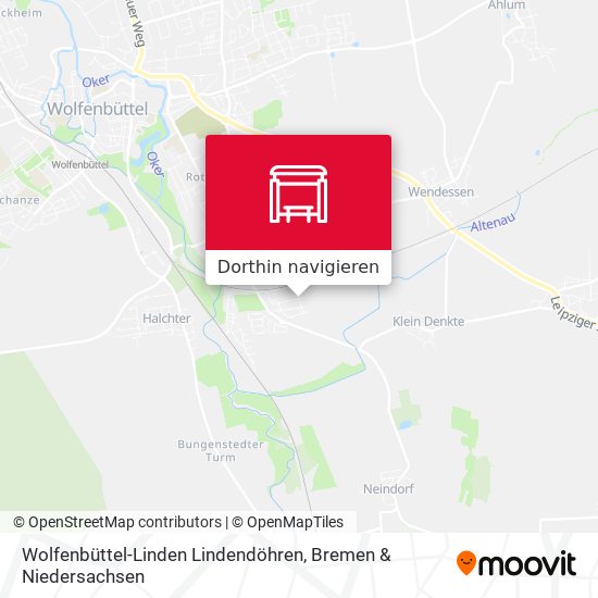 Wolfenbüttel-Linden Lindendöhren Karte