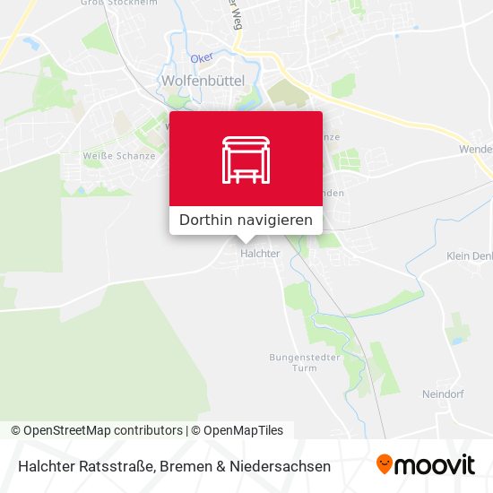 Halchter Ratsstraße Karte