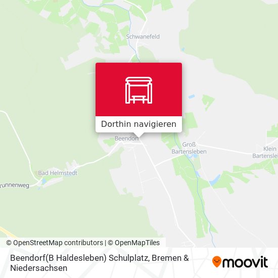 Beendorf(B Haldesleben) Schulplatz Karte