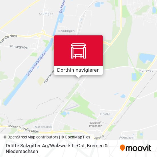 Drütte Salzgitter Ag / Walzwerk Iii-Ost Karte