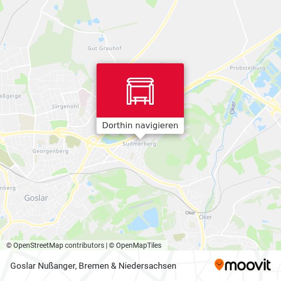 Goslar Nußanger Karte