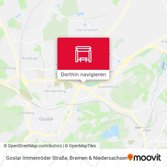 Goslar Immenröder Straße Karte