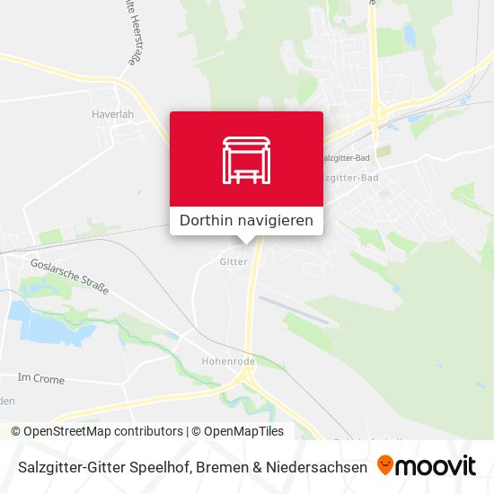Salzgitter-Gitter Speelhof Karte