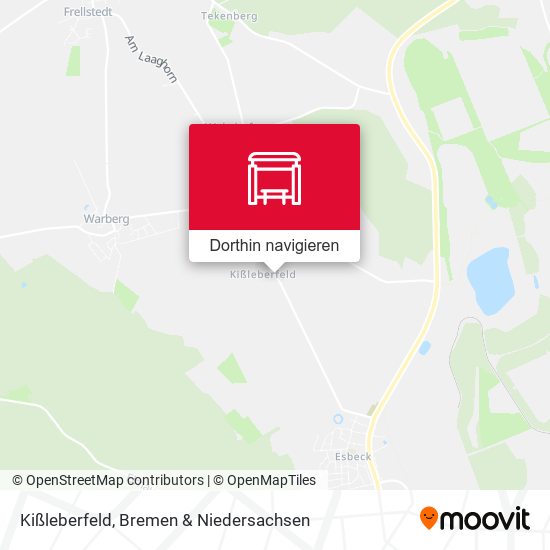 Kißleberfeld Karte