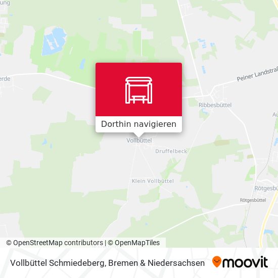 Vollbüttel Schmiedeberg Karte