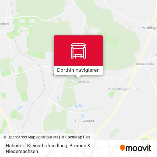 Hahndorf Kleinsthofsiedlung Karte