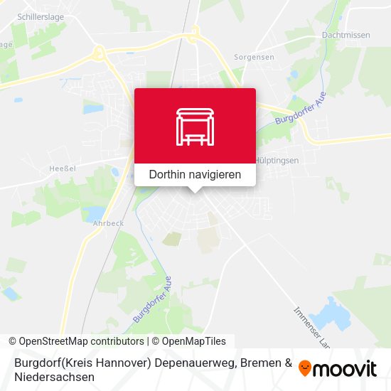 Burgdorf(Kreis Hannover) Depenauerweg Karte