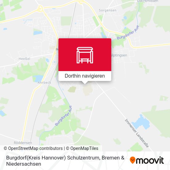 Burgdorf(Kreis Hannover) Schulzentrum Karte