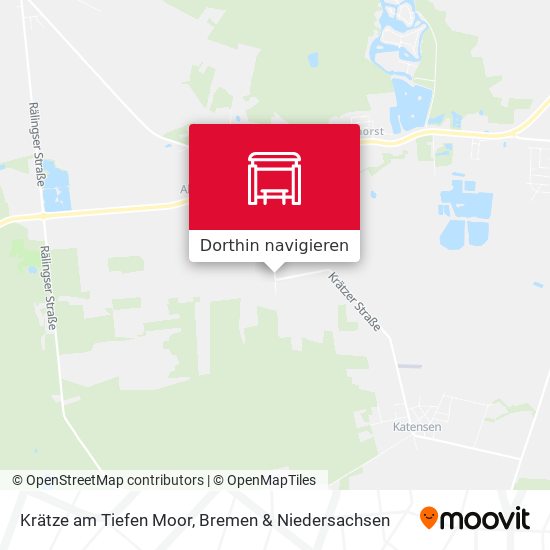 Krätze am Tiefen Moor Karte