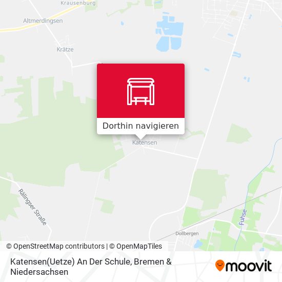 Katensen(Uetze) An Der Schule Karte