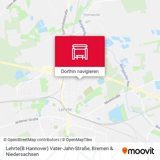 Lehrte(B Hannover) Vater-Jahn-Straße Karte