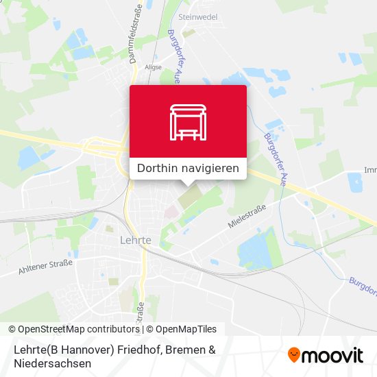 Lehrte(B Hannover) Friedhof Karte