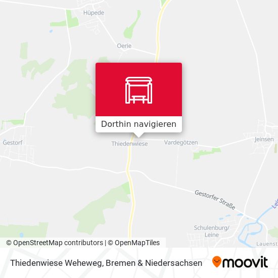 Thiedenwiese Weheweg Karte