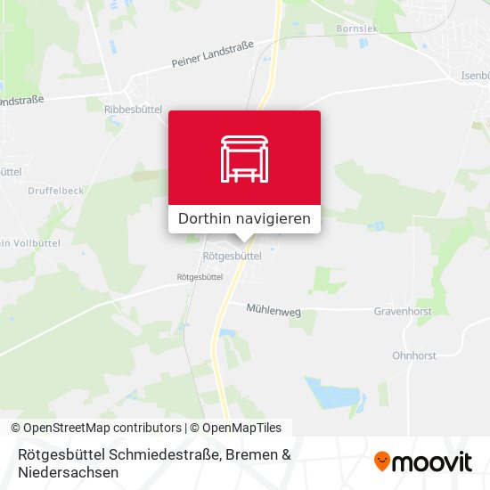 Rötgesbüttel Schmiedestraße Karte
