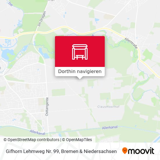 Gifhorn Lehmweg Nr. 99 Karte