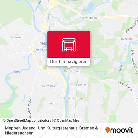 Meppen Jugend- Und Kulturgästehaus Karte